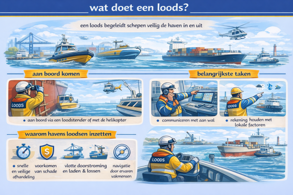 Alles over het beroep loods Wat doet een loods